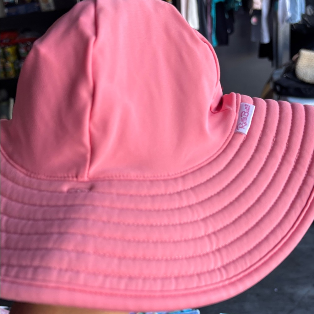 Ruffle Butts Pink Sun Hat